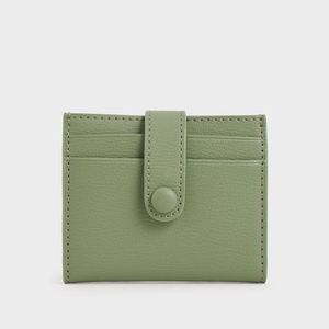 Stand Wallet Purse Accessories Multicolor Cow Leather <b>Magnetic</b> Card <b>Holder</b> for Women - Product Image 1