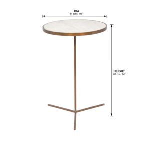 Round Top Marble Cafe <b>Table</b> with <b>Gold</b> Metal Base New Design Metal Frame Living Room Furniture Side <b>table</b> - Product Image 5