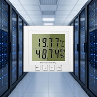 Capteur de température et d'humidité RS485 avec enregistreur de données, écran LCD 2,83 pouces, protocole MODBUS-RTU, indice de protection IP43, personnalisable OEM, 0,3/3% RH