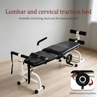 Table de chiropratique professionnelle pliable multifonctionnelle portable pour décompression et traction lombaire