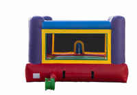 Dôme gonflable commercial arc-en-ciel en PVC pour enfants, facile à installer, idéal pour les sauts, les fêtes en extérieur et les événements de location