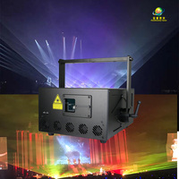 Lampu Panggung Laser RGB Multifungsi untuk Klub Dalam Ruangan, Lampu Laser DJ ILDA DMX512 Otomatis dengan Aplikasi