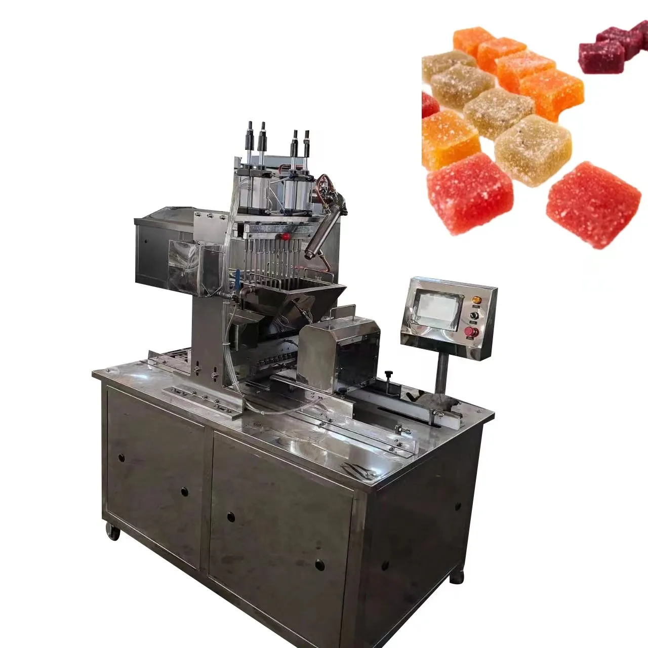 Stick Candy Machine / Sweets And Candies Machinery bear candy pouring machine