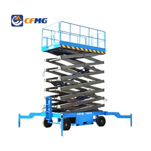China Supplier 8m 12 M 16m 18m Large Load Capacity 500kg 1000kg Outdoor Aerial Work Vehicle Hydraulic Mobile Scissor Lift