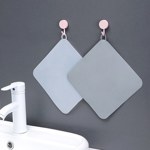 Cubierta de silicona para desagüe, alfombrilla impermeable a prueba de olores para desagüe de suelo de baño, fácil de limpiar, estilo moderno, forma irregular - Product Image 3