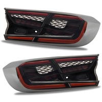 Led Tail Lights for Hondas Accords 2018 10th Gen 12V 60W LED Dragon Scale Running Lights Brake Lights Sequential Turn Signals