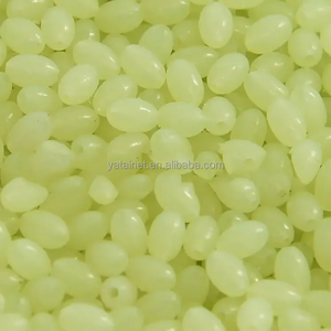 Perles <span class=keywords><strong>de</strong></span> pêche lumineuses <span class=keywords><strong>de</strong></span> forme ovale ronde en plastique vert Yatai - Product Image 6