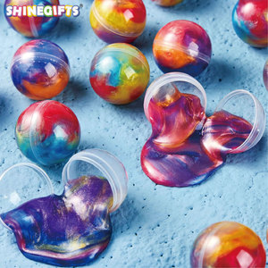 Jouet de slime anti-stress et anti-anxiété, super doux, non collant, en forme de caca d'unicorn, slime galaxie - Product Image 2