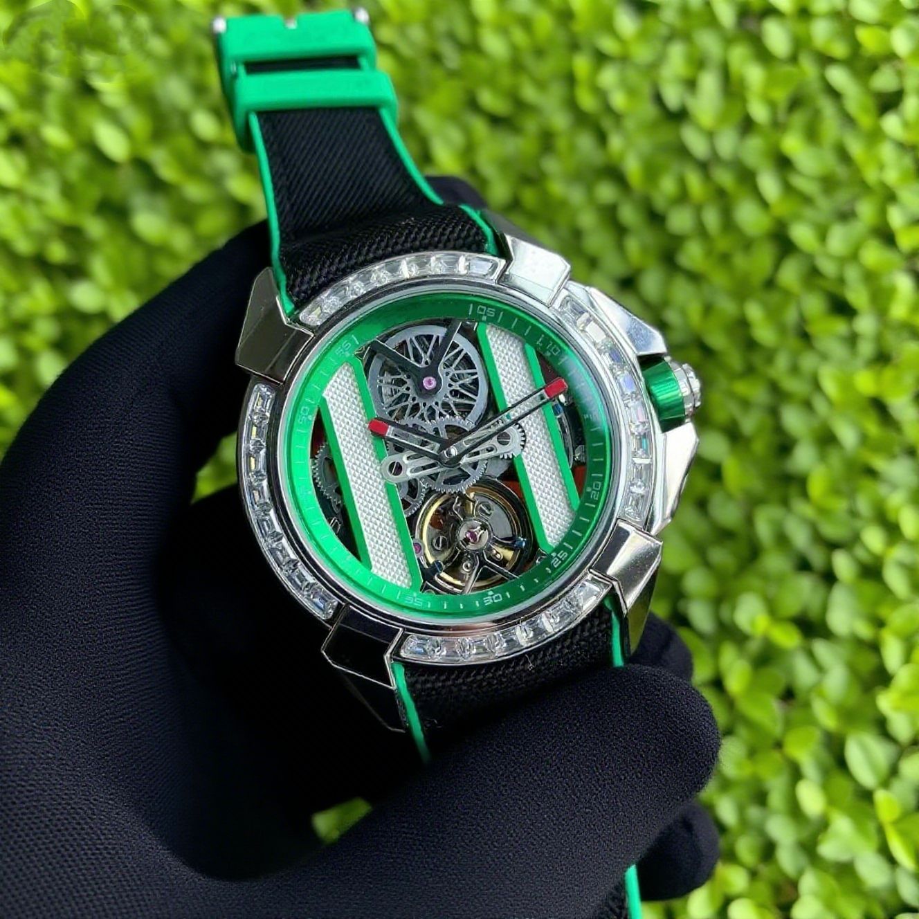 สีเขียว