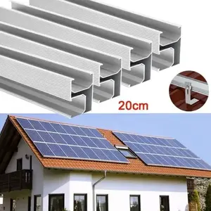 Bán buôn panel năng lượng mặt trời gắn Nhôm 20cm đường sắt cho năng lượng mặt trời hệ thống năng lượng