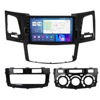 Autoradio Android 9 pouces pour lecteur DVD, écran tactile, navigation GPS, Carplay, tableau de bord, MP3, DSP, Mirror Link pour Toyota Hilux 2007-2015