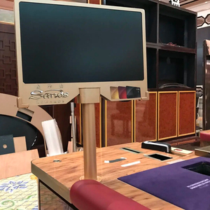 Venta al por Mayor <span class=keywords><strong>de</strong></span> Mesa <span class=keywords><strong>de</strong></span> Juego <span class=keywords><strong>de</strong></span> <span class=keywords><strong>Casino</strong></span> <span class=keywords><strong>de</strong></span> 27 Pulgadas con Pantalla Doble, Suministros ODM/OEM, Monitor <span class=keywords><strong>de</strong></span> Quiosco Interactivo con Pantalla Táctil a Bajo Precio en Color Dorado - Product Image 4