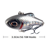 Leurre de pêche VIB ABS 3,5 cm 5g, style Tilapia, ultra longue portée, appât artificiel dur pour la pêche au bar, au poisson mandarin, au chub en rivière