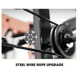 Gimnasio en casa Wavar Hotsell 2024 con poleas altas y bajas, construcción de acero de calibre pesado, incluye barras LAT y de fila baja - Product Image 3