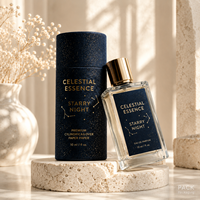 Emballage de luxe en tube cylindrique en carton avec feuille d'or pour parfum, soins de la peau, huile essentielle, boîte cadeau ronde en papier personnalisée, vente en gros