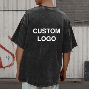 เสื้อยืดคอตตอน 230gsm สำหรับผู้ชาย ผลิตโดย Manufacturer  รับสกรีนโลโก้ เสื้อเปล่า หนานุ่ม ทรงโอเวอร์ไซส์ สไตล์วินเทจ ล้างสีแบบแอซิด  เสื้อฮิปฮอป - Product Image 4