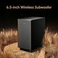 Barre de son EDIFIER B2SW 2.1 avec caisson de basses sans fil de 6,5 pouces, 180 W de puissance de crête, BT5.3, optique, coaxial, AUX, plusieurs modes d'égalisation, haut-parleur home cinéma