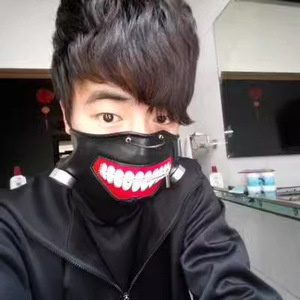 Disfraz de Tokyo Ghoul Kaneki Ken para hombre, conjunto de pantalones cortos con capucha negra, traje de juego de rol de Anime, verano 2023 - Product Image 3