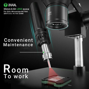 <span class=keywords><strong>Objectif</strong></span> 2UUL MS05 55mm-0.5X pour microscope 2UUL MC7060 – <span class=keywords><strong>Objectif</strong></span> de caméra de microscope à entretien pratique pour outils de réparation de téléphones - Product Image 6