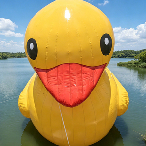 WINSUN Canard Gonflable Géant en PVC Jaune pour Parcs Aquatiques, Festivals et Événements Extérieurs - Product Image 6