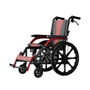 Fauteuil roulant manuel pliable en alliage d'aluminium léger, haut de gamme, portable, propulsion manuelle, classe II, garantie 1 an - Product Image 6