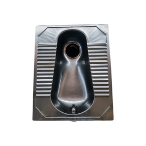 ถาดรองน้ำส้วมสแตนเลส Changwang 304 แบบกดมือฝังใน สำหรับห้องน้ำสาธารณะ - Product Image 4