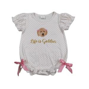 Combinaison à bulles pour bébé fille RTS Life is Golden, 95% coton et élasthanne, décontractée, pour nouveau-né - Product Image 1