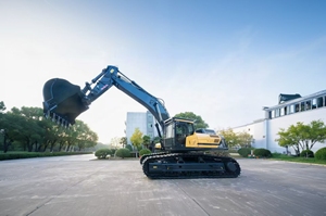 Excavadora de cadenas pesada HX550L de 55 toneladas con motor PLC, alta eficiencia operativa y buen precio - Product Image 2