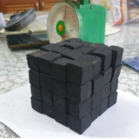 Charbon de coco écologique pour chicha, fabriqué à la machine, longue durée de combustion, propre, fournisseur Vietnamien