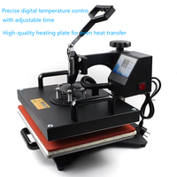 Machine de transfert de chaleur intelligente 5-en-1 à température contrôlée pour impression de t-shirts, tasses et casquettes – Machine de marquage à chaud efficace