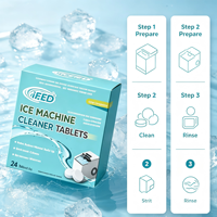 Solution de protection complète et de nettoyage en profondeur pour machine à glaçons, utilisable toute l'année, comprimé détartrant pour machine à glaçons