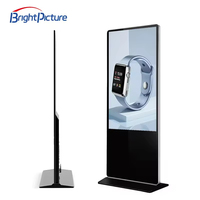 Écran tactile interactif LCD 4K de 55 pouces pour montage sur table, intérieur/extérieur, kiosque publicitaire, Wi-Fi intégré, haut-parleur, Android 13