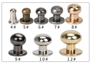 Phụ kiện May 6mm kim loại hợp kim vít Stud núm vú đinh tán tự làm vành đai da đầu tròn - Product Image 4