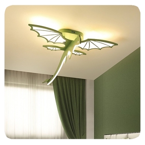 Dessin animé créatif chambre d'enfants <span class=keywords><strong>dinosaure</strong></span> lumière garçon chambre feu dragon forme spectre complet protection des yeux <span class=keywords><strong>plafonnier</strong></span> - Product Image 3