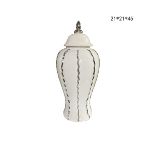 แจกันขิงขนาดใหญ่สำหรับงานแต่งงาน,ขวดโหลเซรามิกตกแต่ง - Product Image 4