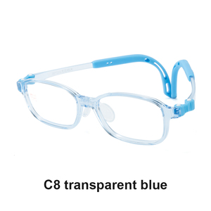 Visualmate tùy chỉnh biểu tượng trẻ em mềm hình chữ nhật TR90 Khung kính quang học trẻ em đầy màu sắc Kính - Product Image 6