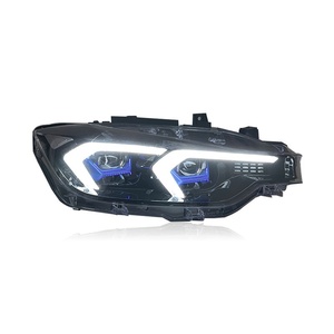 Conjunto de Faros Delanteros de Alta Calidad para Serie 3 13-18, 23 Nuevas Luces de Circulación Diurna LED Blancas de 12V 6000k, Color Restaurado para F30 F35 F30 - Product Image 2