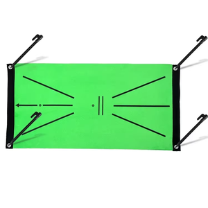 Ayuda para entrenamiento de Golf, goma absorbente de golpes, detección de columpio, análisis de bateo, alfombrilla de golpe con Base suave, corrección de trayectoria de columpio - Product Image 3