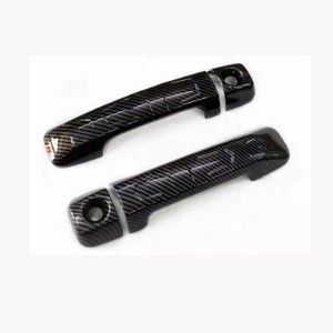 Moldura de Manija de Puerta para Toyota FJ Cruiser, Textura de Fibra de Carbono, 2007-2020, Material ABS - Product Image 1