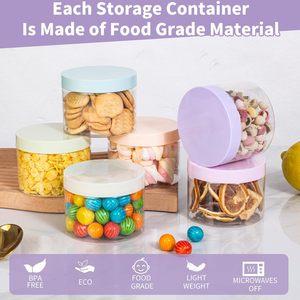 ขวดครีมเครื่องสำอางพลาสติกใส PET ขนาด 50 กรัม 100 กรัม 150 กรัม 200 กรัม 250 มล. 500 มล. 8 ออนซ์ 16 ออนซ์ พร้อมฝาสีดำ - Product Image 6