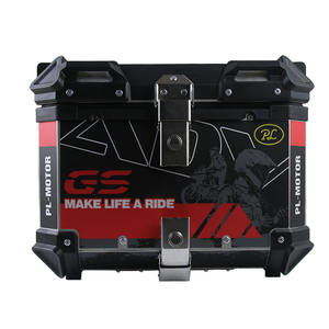 Coffre arrière en aluminium 45L édition bleu-noir pour véhicules électriques, motos, scooters et voitures de rallye - Product Image 6