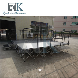 Portable Stage <b>Kit</b> Customized Stage Equipment System Aluminum Smart Stage Platform with Guardrails and Staircases for Outdoor - Product Image 3