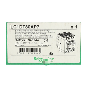 Électrique LC1DT80AP7 TeSys D Contacteur Nouveau NFP Scellé - Product Image 2