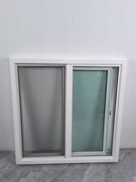 Ventana Corredera de PVC UPVC de Ahorro Energético, Doble Vidrio, Insonorizada e Impermeable, para Casa, Villa o Proyecto