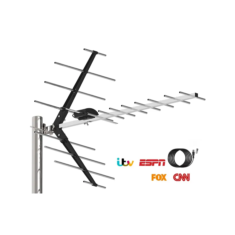 uhf vhf antena digital hdtv aerial outdoor tv antenna for antenna tv da esterno amplifier
