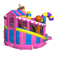 Parcours d'obstacles gonflable commercial Monstre Sucré, Aire de jeux gonflable pour enfants pour événements et locations de fêtes