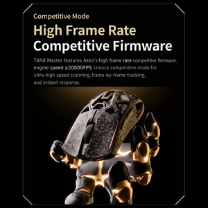 Ratón para Juegos Akko Echo Ultra/<span class=keywords><strong>Master</strong></span> Tri-Mode, Carcasa Hueca de Fibra de Carbono de 55 g, PAW3955, 65000 DPI, Frecuencia de Actualización de 8000 Hz, Ligero - Product Image 6
