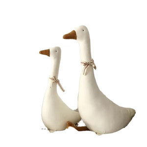 Muñeco de peluche de ganso gigante, juguete suave hecho a mano, tela de algodón para recién nacidos, edredón ponderado para dormir, cumpleaños, gran oferta - Product Image 5