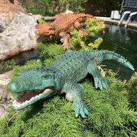 2.4G télécommande Crocodile jouet 1:18 échelle haute Simulation Crocodile pour piscine salle de bain cadeau RC bateau jouets pour garçons filles