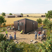 Grande Maison Préfabriquée Pliable 20 pieds Maisons Extensibles Personnalisées Maisons Modernes de Luxe Prêtes à Habiter